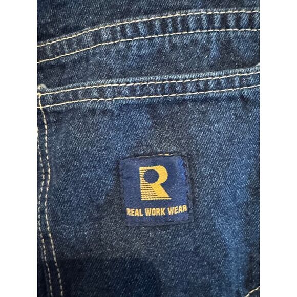 Real Work Wear Womens 8R Flannel Lined Carpenter Jeans - Picture 5 of 8